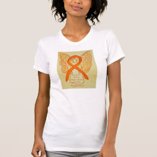 T-shirt TDAH Sensibilisation Orange Ruban Angel Personnali