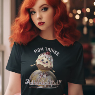T-shirt TDAHelight Sundae : TDAH personnalisé Kawaii