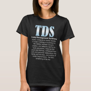 T-shirt Tds Trump - Syndrome De La Dépression Trump Drôle