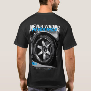 T-shirt  TE37 - Illustration de la jante automobile sans e