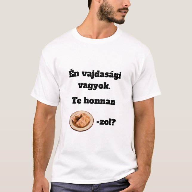 T-shirt Te honnan SZÁRMA-zol? férfi rövid ujjú póló (Devant)