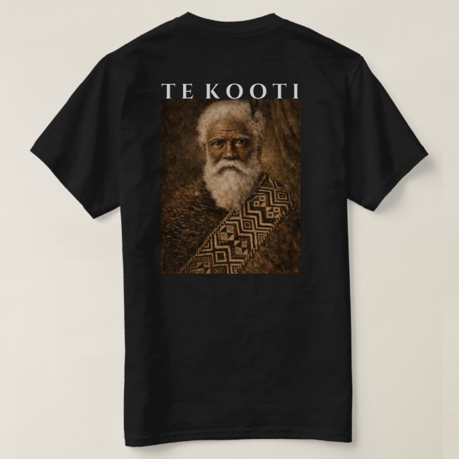 T-shirt Te Kooti Arikirangi Te Turuki, Maori Leader (Design dos)