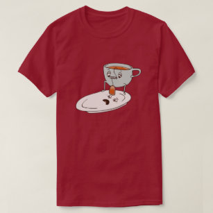 T-shirt Tea Bagger Coupe et plaque de cuisine Humour diman