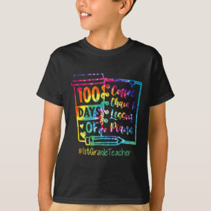 T-shirt Tea De 100 Jours De Café Et Chaos Thé De 1Ème Anné