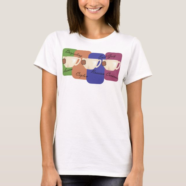 T-shirt Tea Flavours (Devant)