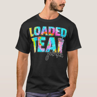 T-shirt Tea Junkie Tie Dye Vibes été amusant Summe