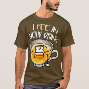 T-shirt Tea Lover Hot Tea Cup Cartoon