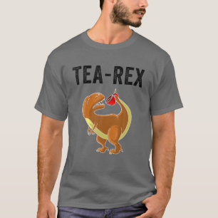T-shirt Tea Rex   Cute Dino Hot Beverage Lover