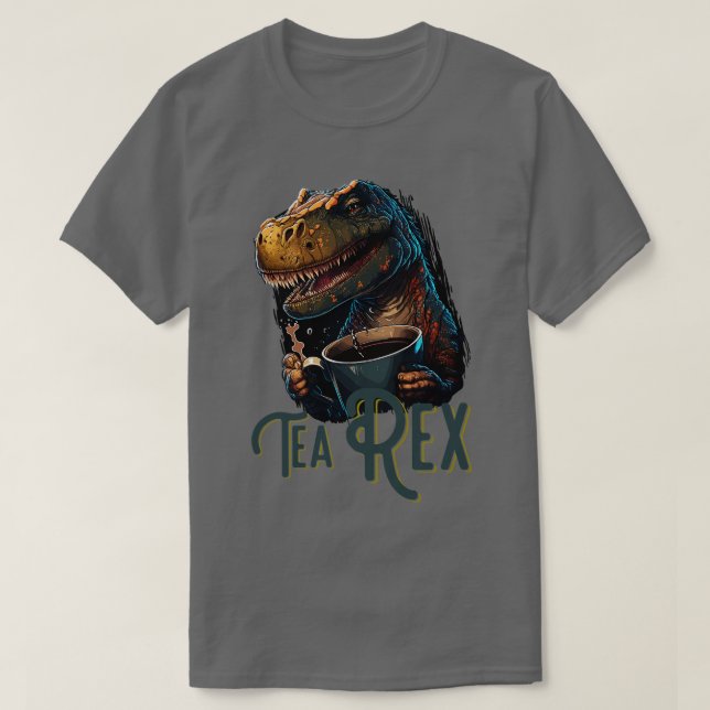 T-shirt Tea Rex Dinosaur (Design devant)