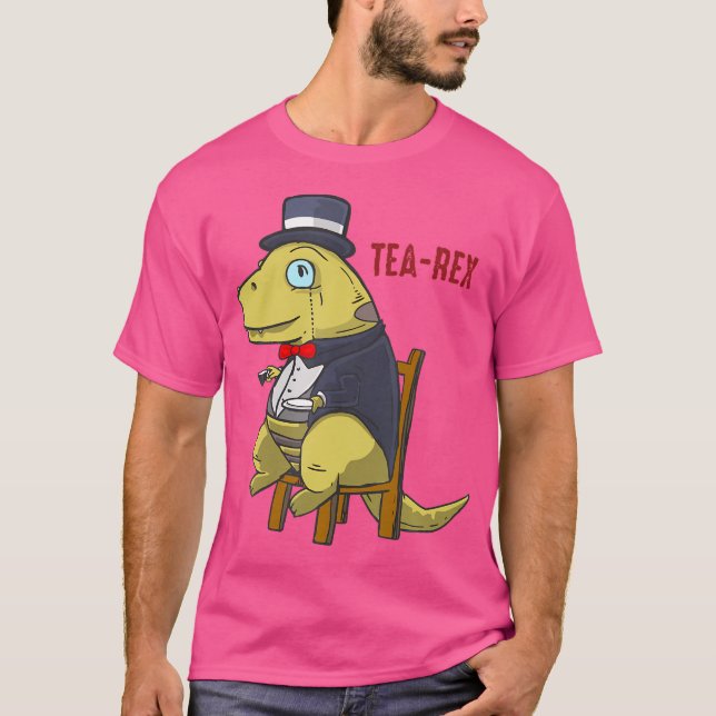 T-shirt Tea Rex Drôle T-Rex (Devant)