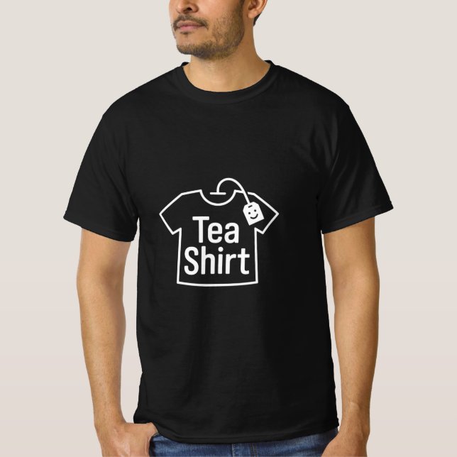 T-shirt Tea Shirt - Creative Minimalist Tea (Devant)