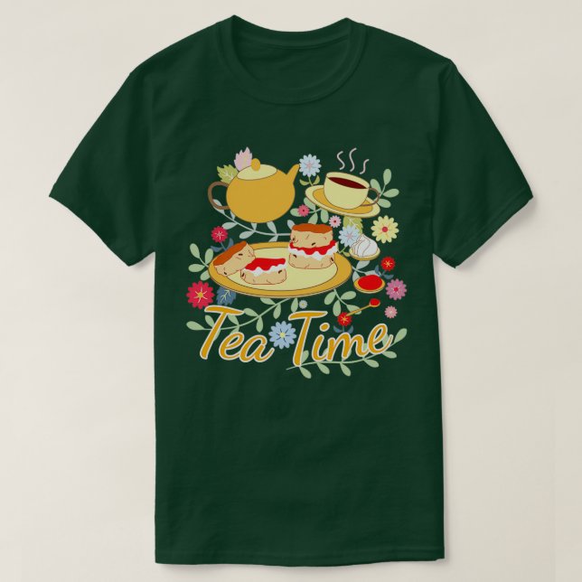 T-shirt Tea Time 6 1 (Design devant)
