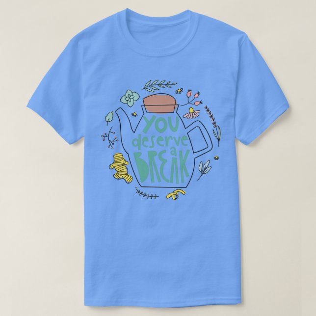 T-shirt tea time cadre itx27s tea time (Design devant)