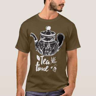 T-shirt Tea Time encadré votre tasse de thé