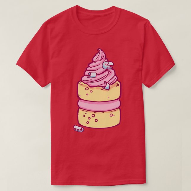 T-shirt Tea Time Motif rose (Design devant)
