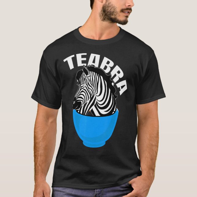 T-shirt Teabra Tea Zebra (Devant)