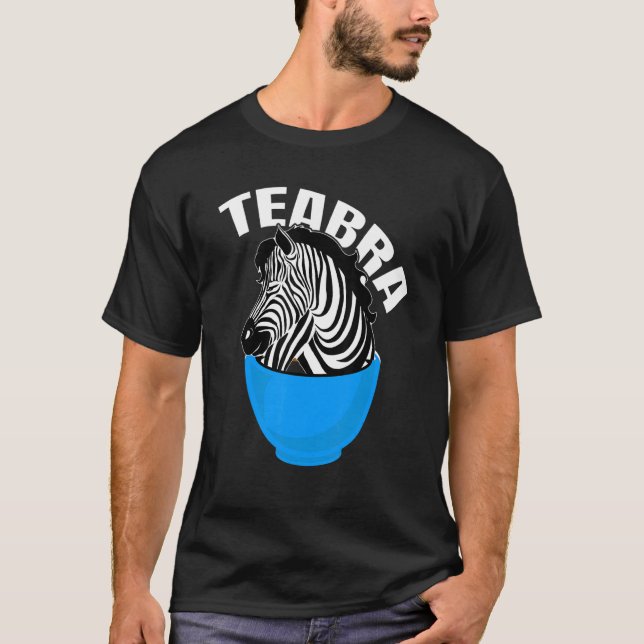 T-shirt Teabra Tea Zebra (Devant)