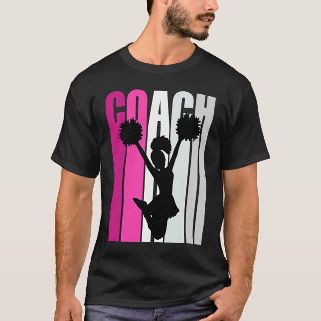 T-shirt Teach Female Cheerleading Teacher Master Coach Che (Devant)