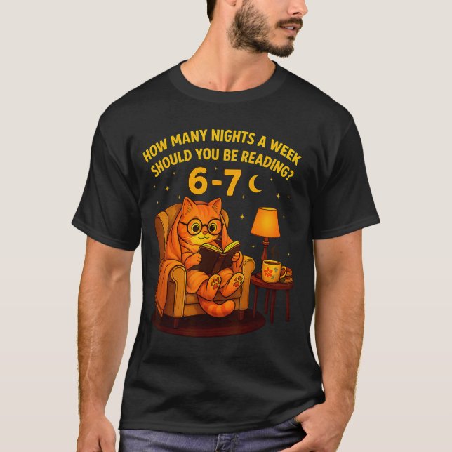 T-shirt Teacher 67 How Many Nights A Week Should You Be Re (Devant)