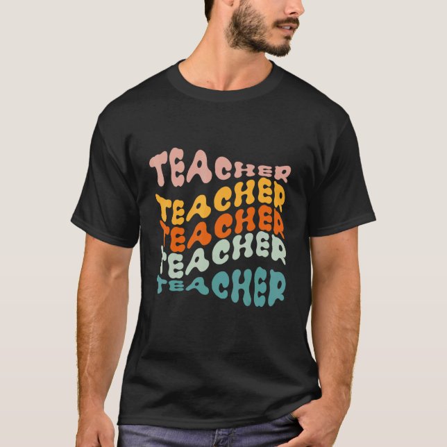 T-shirt Teacher du Colorful (Devant)