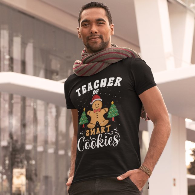 T-shirt Teacher of Smart Cookies Funny Teacher Christmas (Créateur téléchargé)