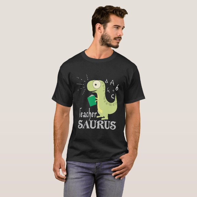 T-SHIRT TEACHER-SAURUS (Devant entier)