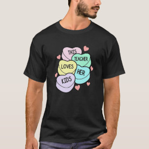 T-shirt Teacher Valentines Chemise de Jour Cet Enseignant