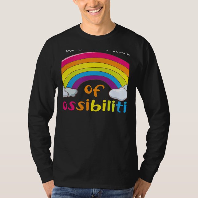 T-shirt Teacher You are a rainbow of possibilities 1 (Devant)