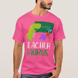 T-shirt Teachersaurus - Dinosaure Drôle Appréciation de l'