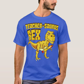 T-shirt Teachersaurus Rex Dinosaure amant