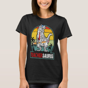 T-shirt Teachersaurus Rex Enseignant Saurus Dinosaur École