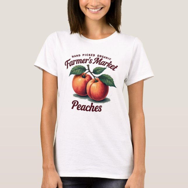 T-shirt Teaches bio - cueillis à la main et juteux (Devant)