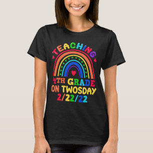 T-shirt Teaching 4th Grade On Twosday 2.2.22