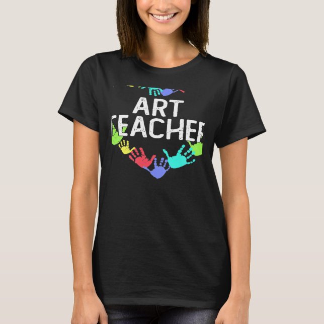 T-shirt Teaching Future Artists Retro Teacher Back to scho (Devant)