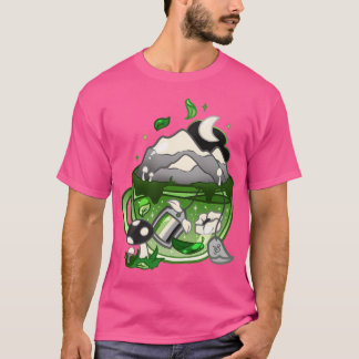 T-shirt Teacup de drapeau de fierté - Nature Aromantic