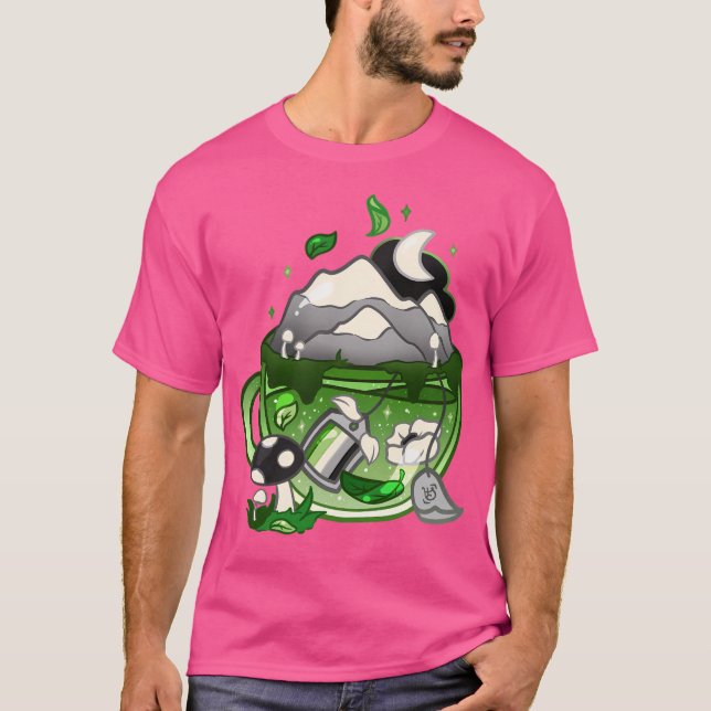 T-shirt Teacup de drapeau de fierté - Nature Aromantic (Devant)