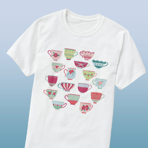 T-shirt Teacup rétro