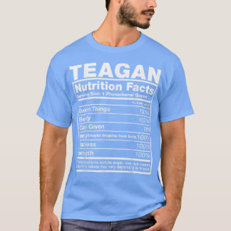 T-shirt Teagan Nutrition FactsTeagan