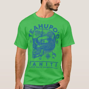 T-shirt Teahupoo Tahiti Big Wave Surf