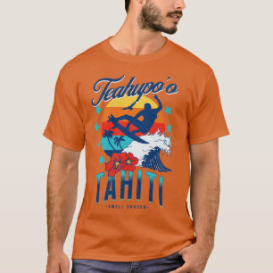T-shirt Teahupoo Tahiti Big Wave Surf 4