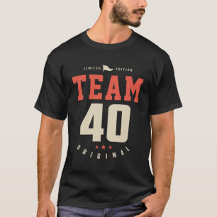 T-shirt Team 40 Original - Limited Edition 40e Anniversair