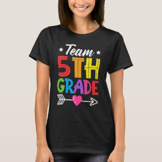 T-shirt Team 5th Grade Teacher Student Kid Back To School 