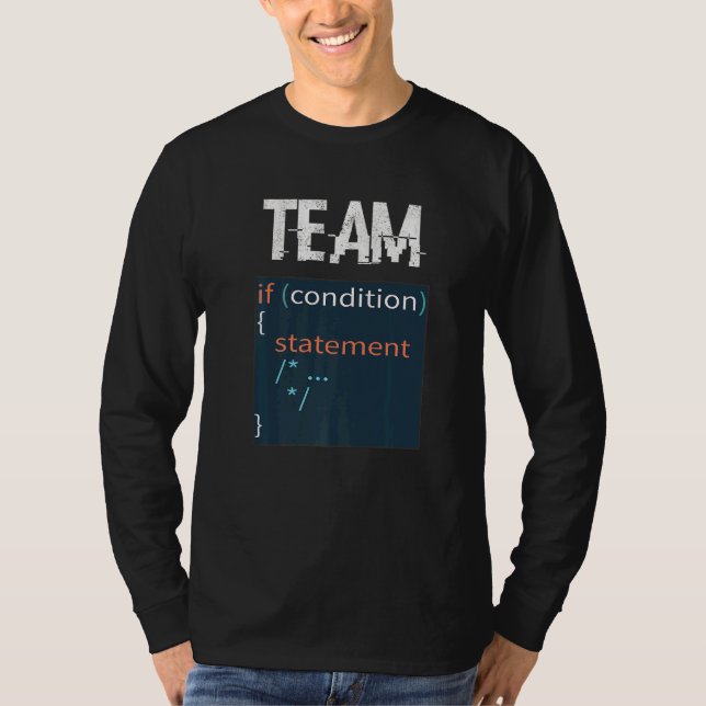 T-shirt Team Allman Braces Programmateur (Devant)