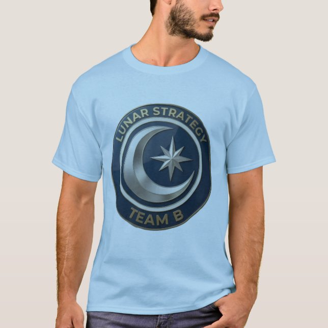 T-shirt Team B Lunar Strategy Emblem | Moon & Star  (Devant)