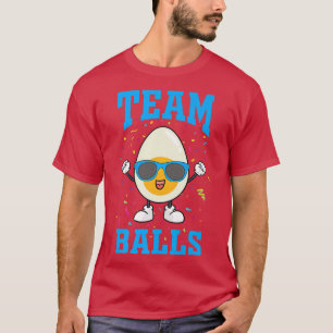 T-shirt Team Balls Genre révéler grossesse faire-part ba