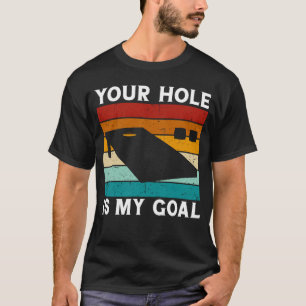 T-shirt Team Bean Sac Votre Trou Est Mon But Cornhole