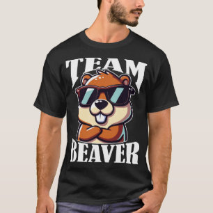 T-shirt Team Beaver Funny
