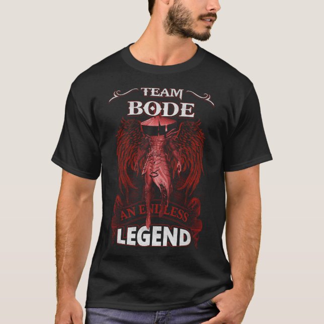 T-shirt Team BODE - Une LÉGENDE infinie (Devant)