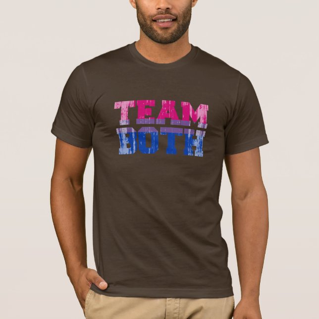 T-shirt Team Both distressed.png (Devant)