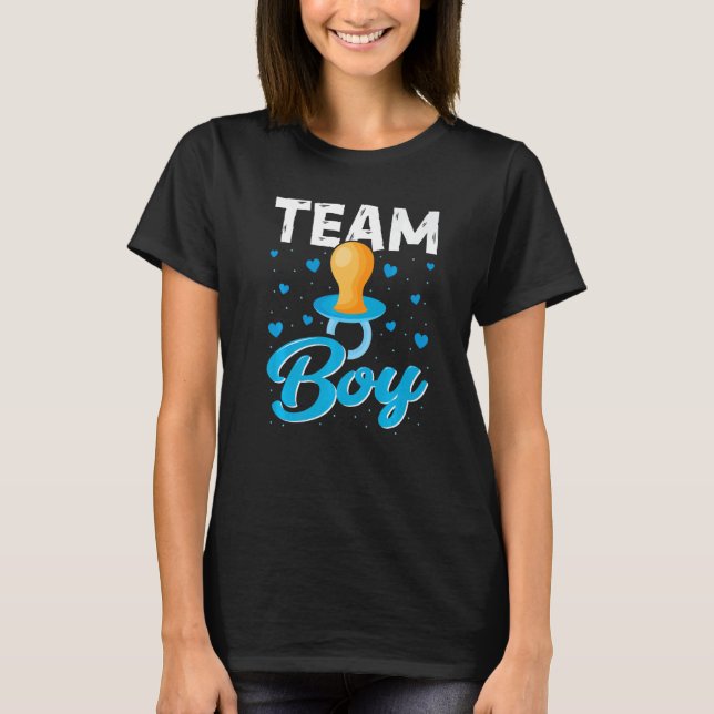 T-shirt Team Boy Gender Reveal Party  Gender Reveal Baby S (Devant)